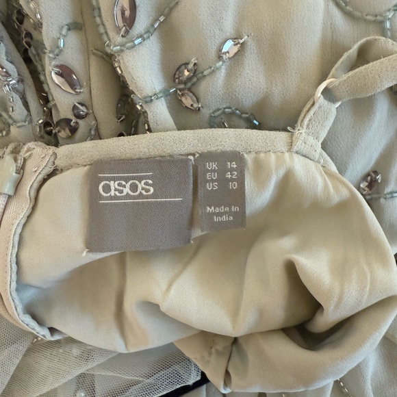 Elegant Mint Maternity Cape Dress - Picture 12 of 14